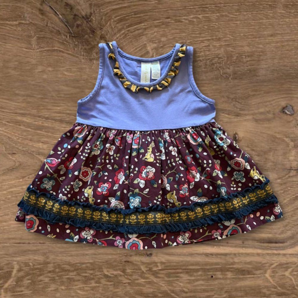 Matilda Jane Paint By Numbers Foldstone Sara Tunic Top - Size 2